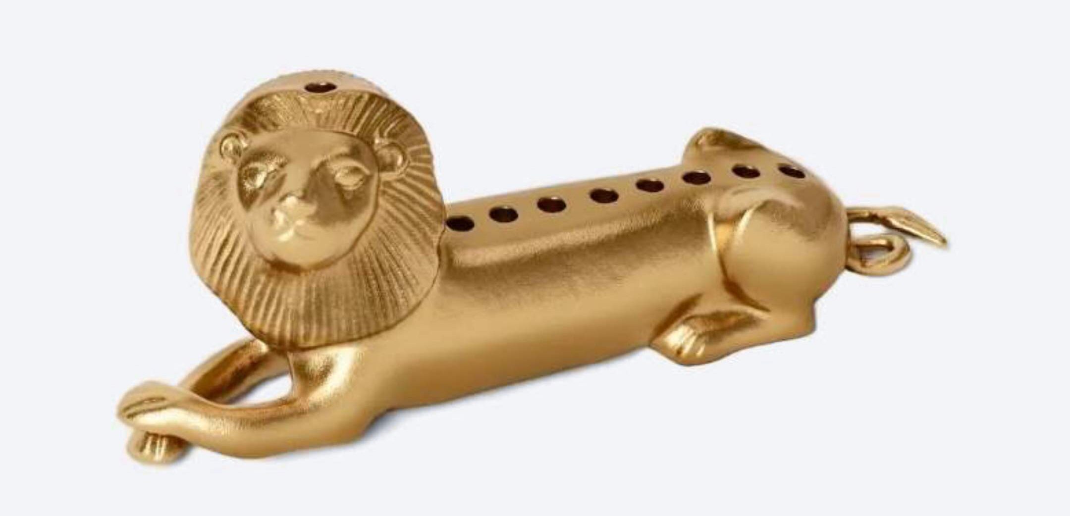 Target Lion Menorah Gold