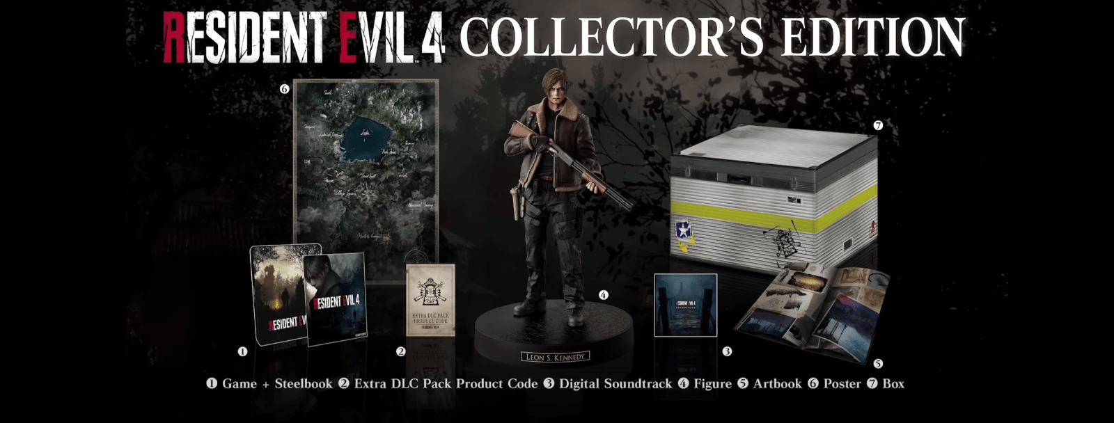 RE4 Collectors Edition with Leon figurine