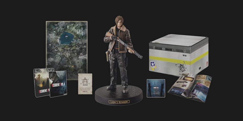 RE4 Collectors Edition with Leon figurine