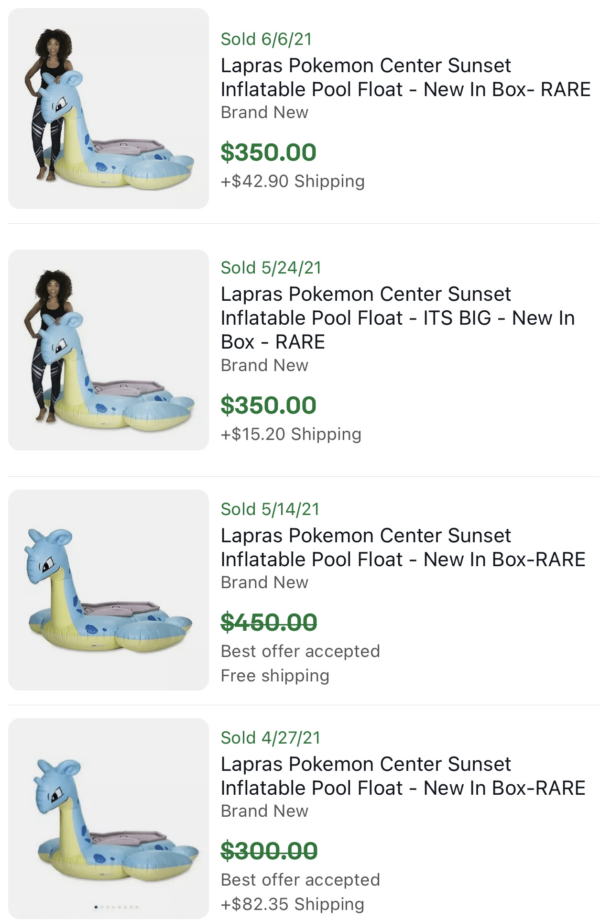 Pokémon Lapras Pool Float