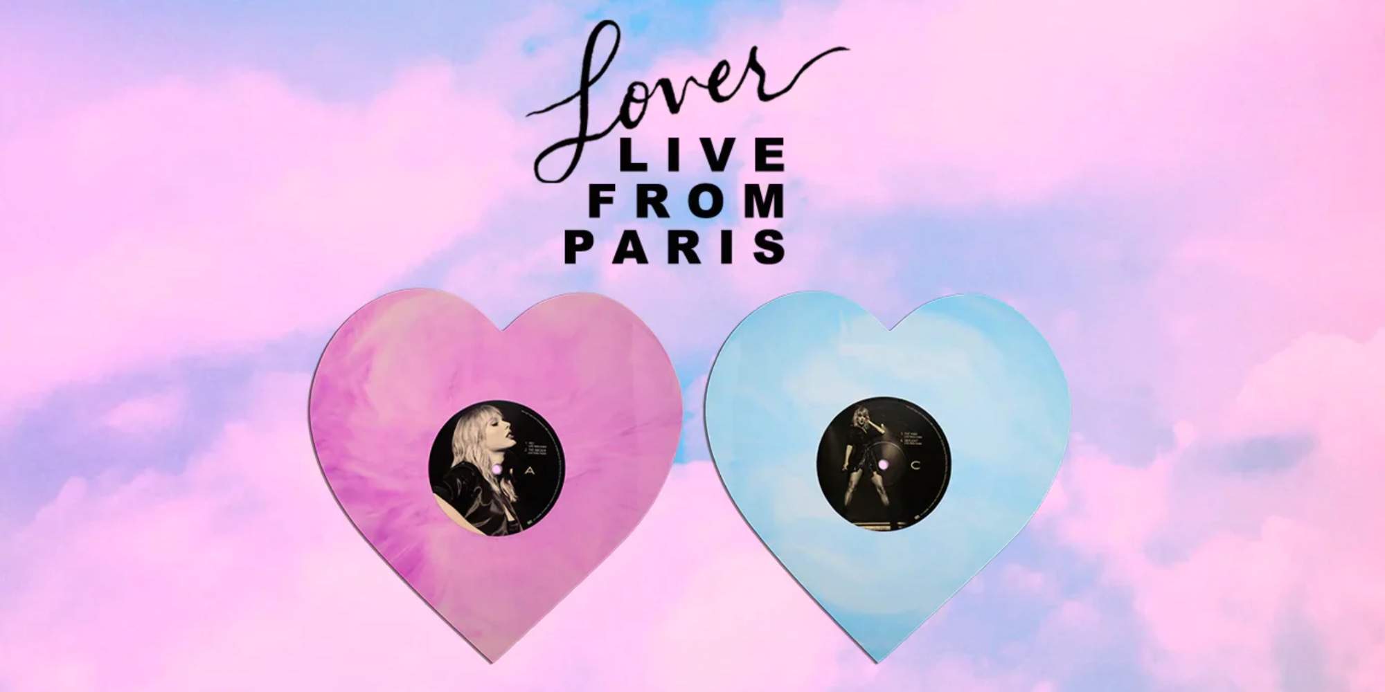 Taylor Swift shares heart-shaped Lover live vinyl for Valentine's Day
