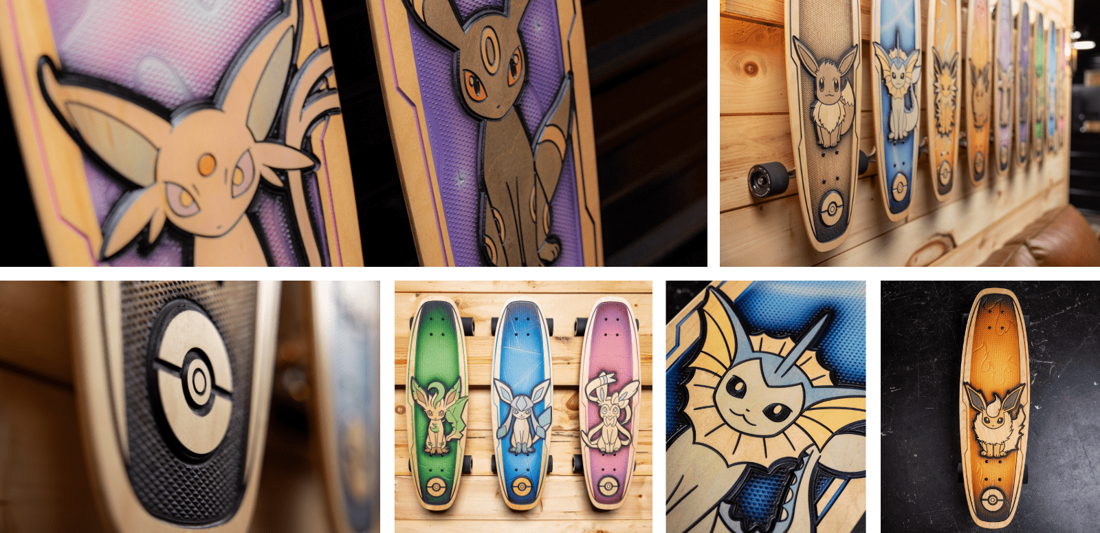 Pokémon Center × Bear Walker: Mewtwo Skateboard