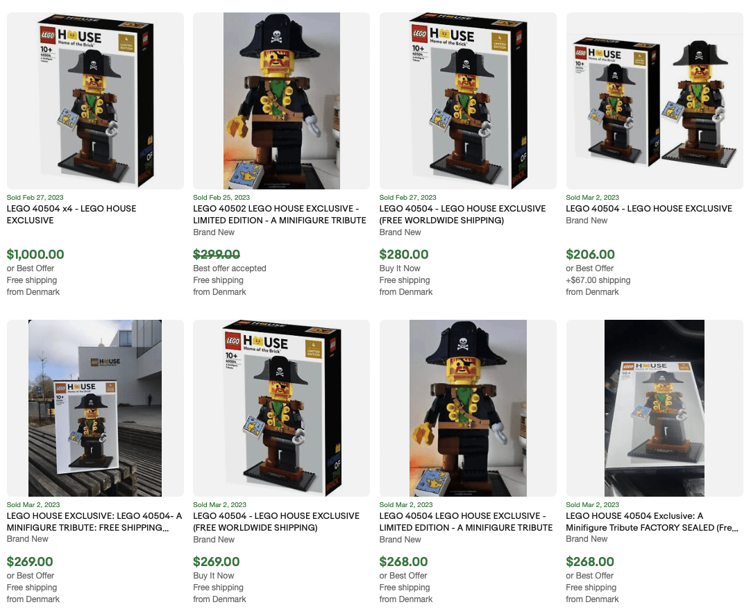 LEGO 40504 Resellers