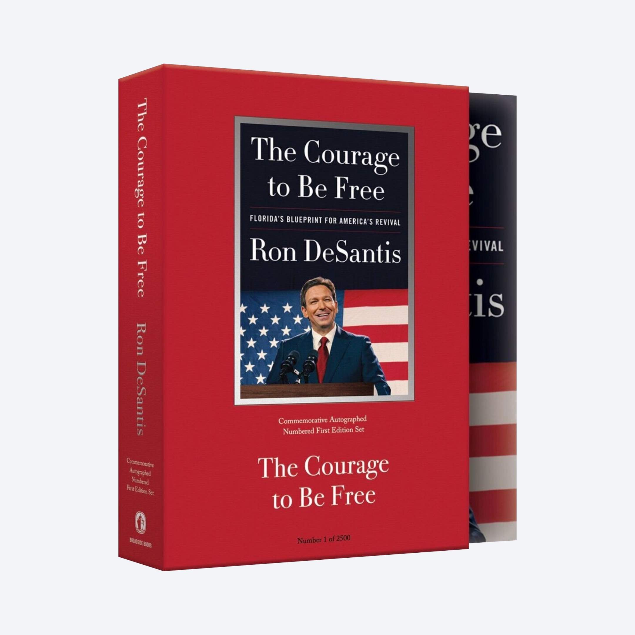 DeSantis Signed Deluxe Book Courage to Be Free