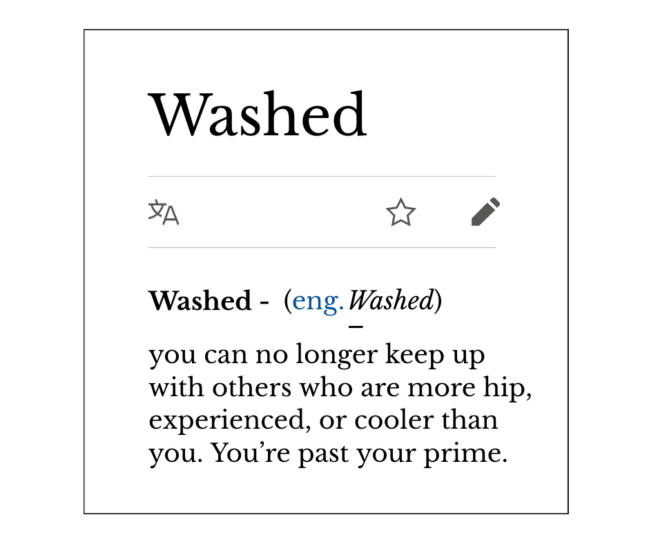 What does Washed mean reselling