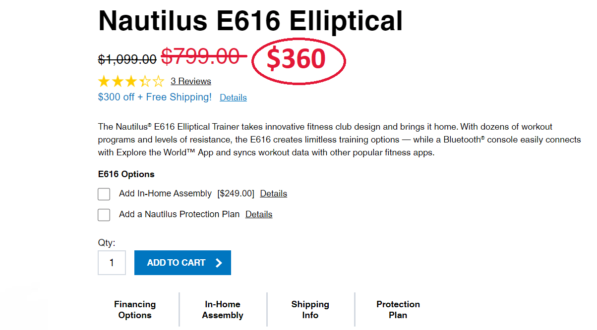 Nautilus E616 For Sale