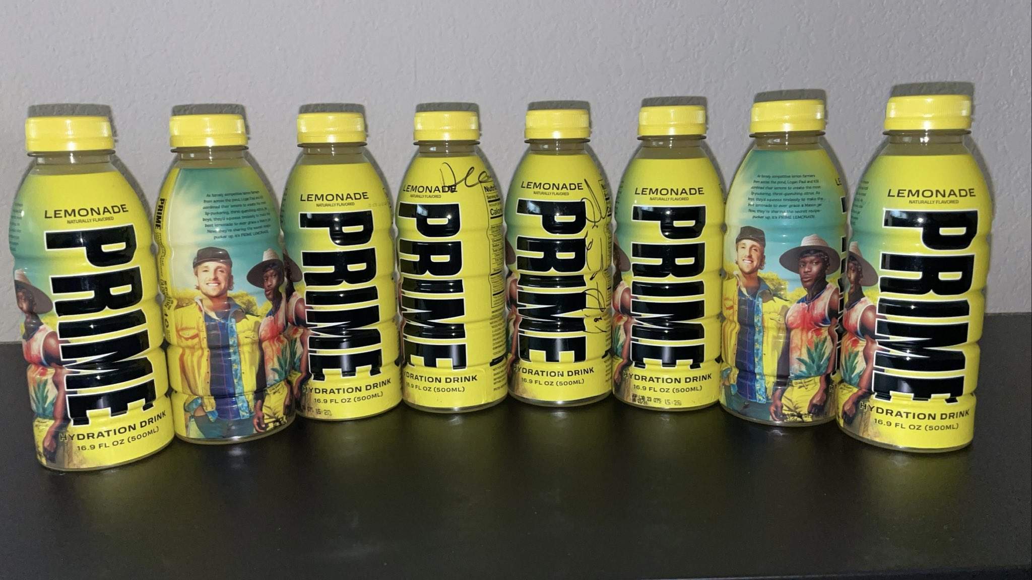 Prime Hydration single Lemonade bottle SOLD OUT EXCLUSIVE LOGAN & KSI NEW  FLAVOR