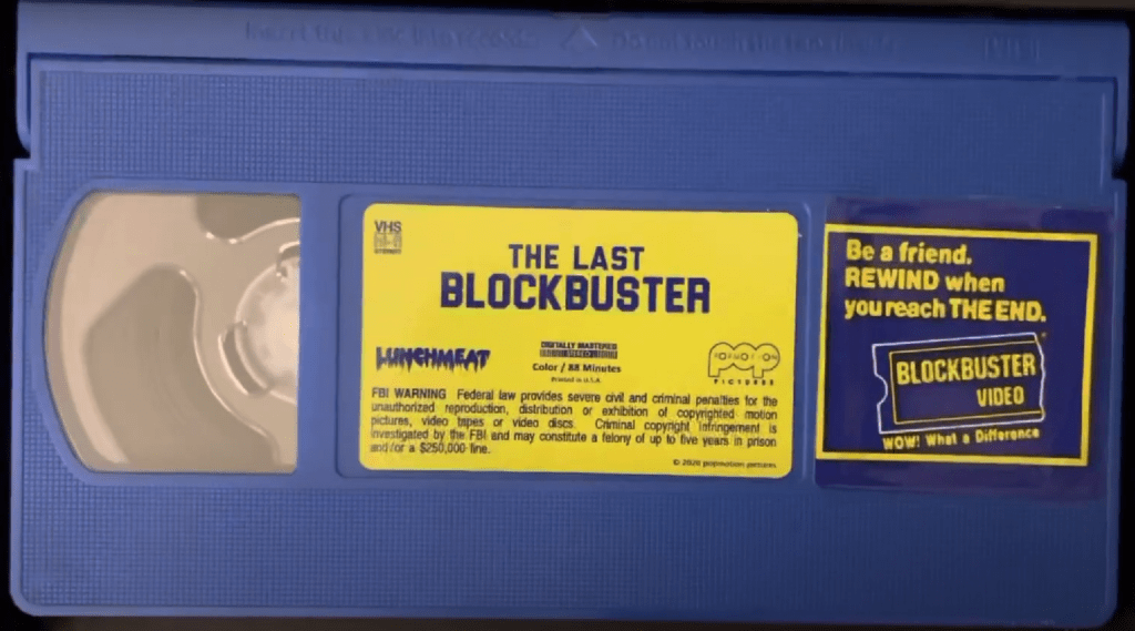 The Last Blockbuster VHS Tape Resell