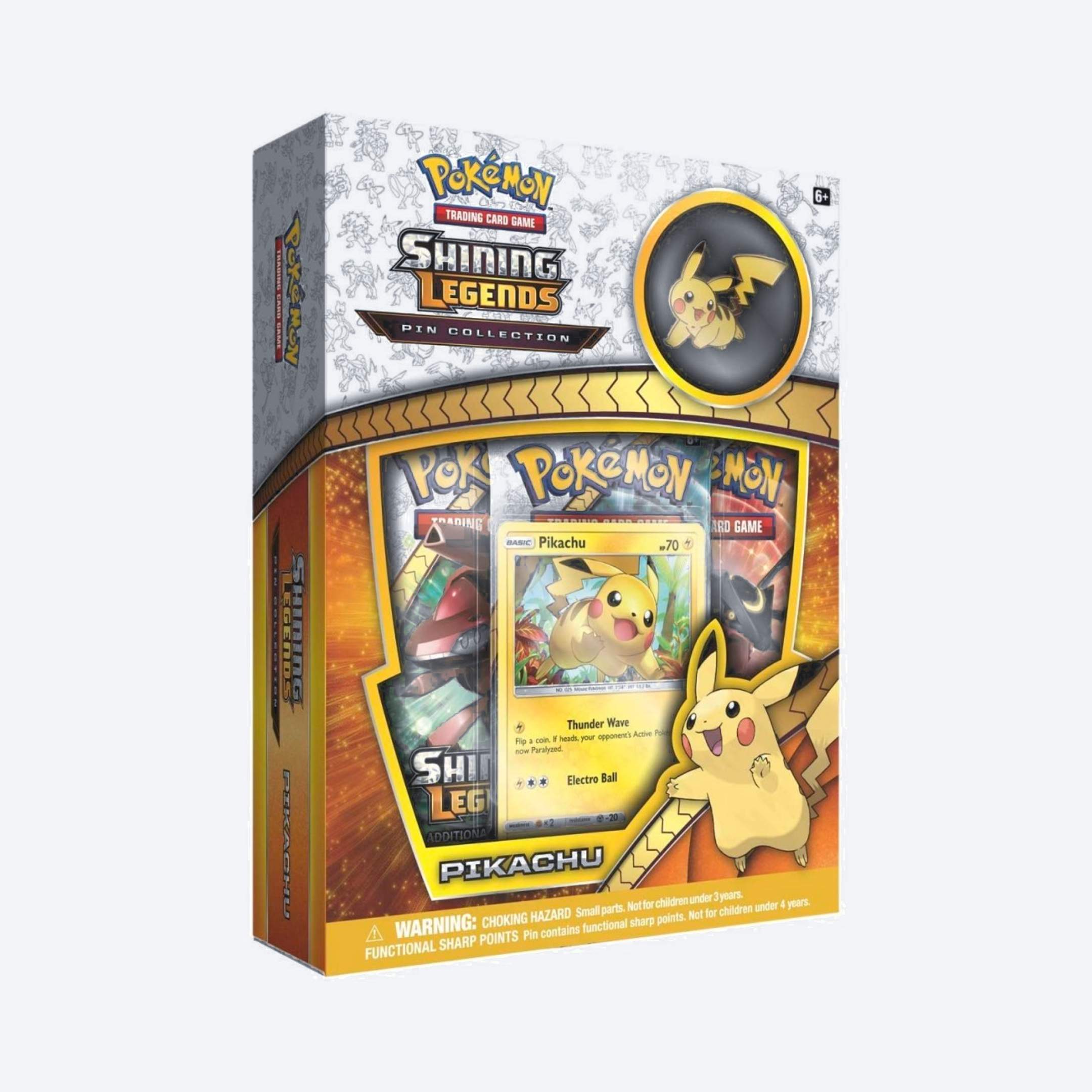 Shining Legends Pikachu Pin Box