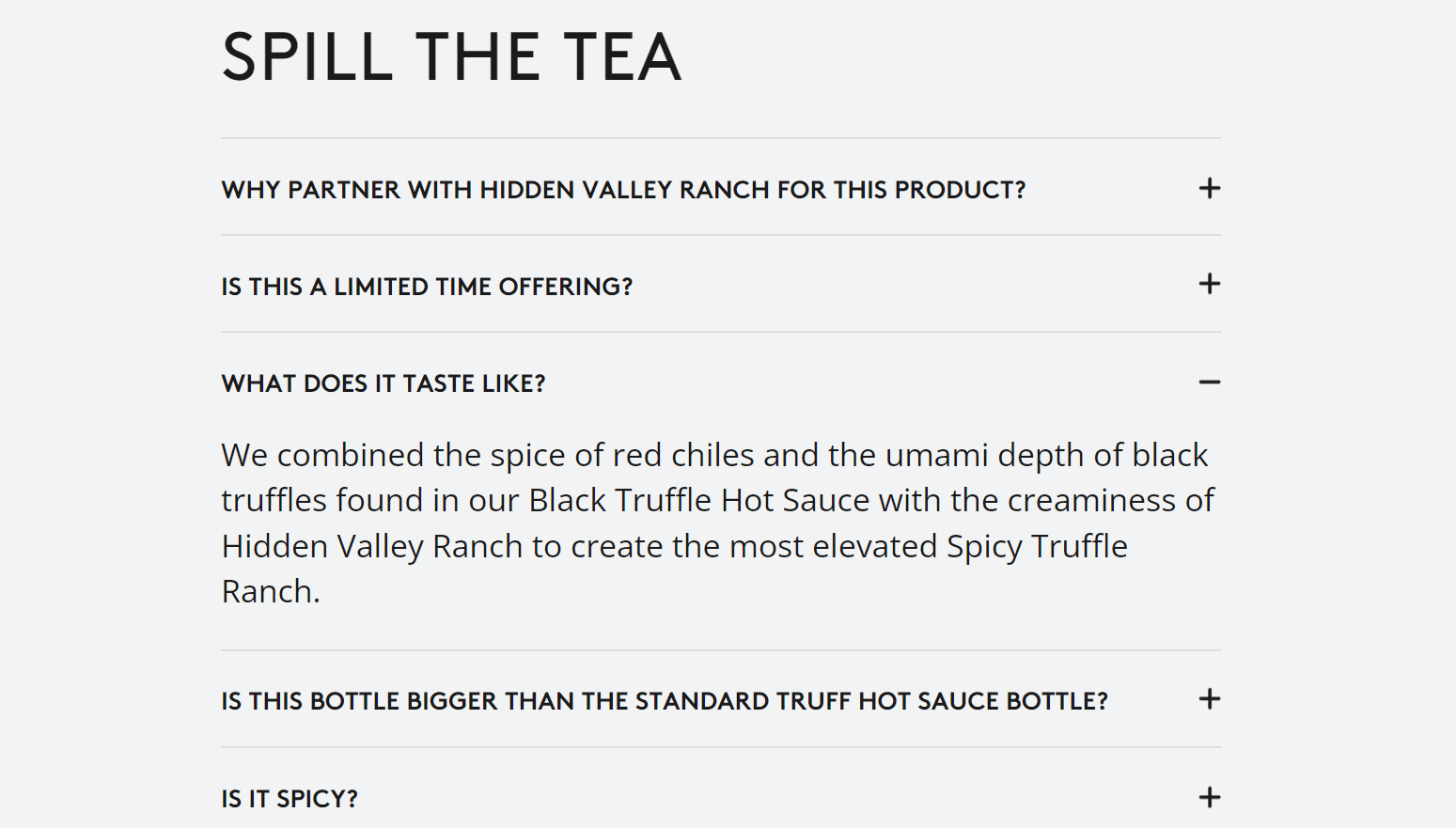 Truff Ranch Hidden Valley Flavor