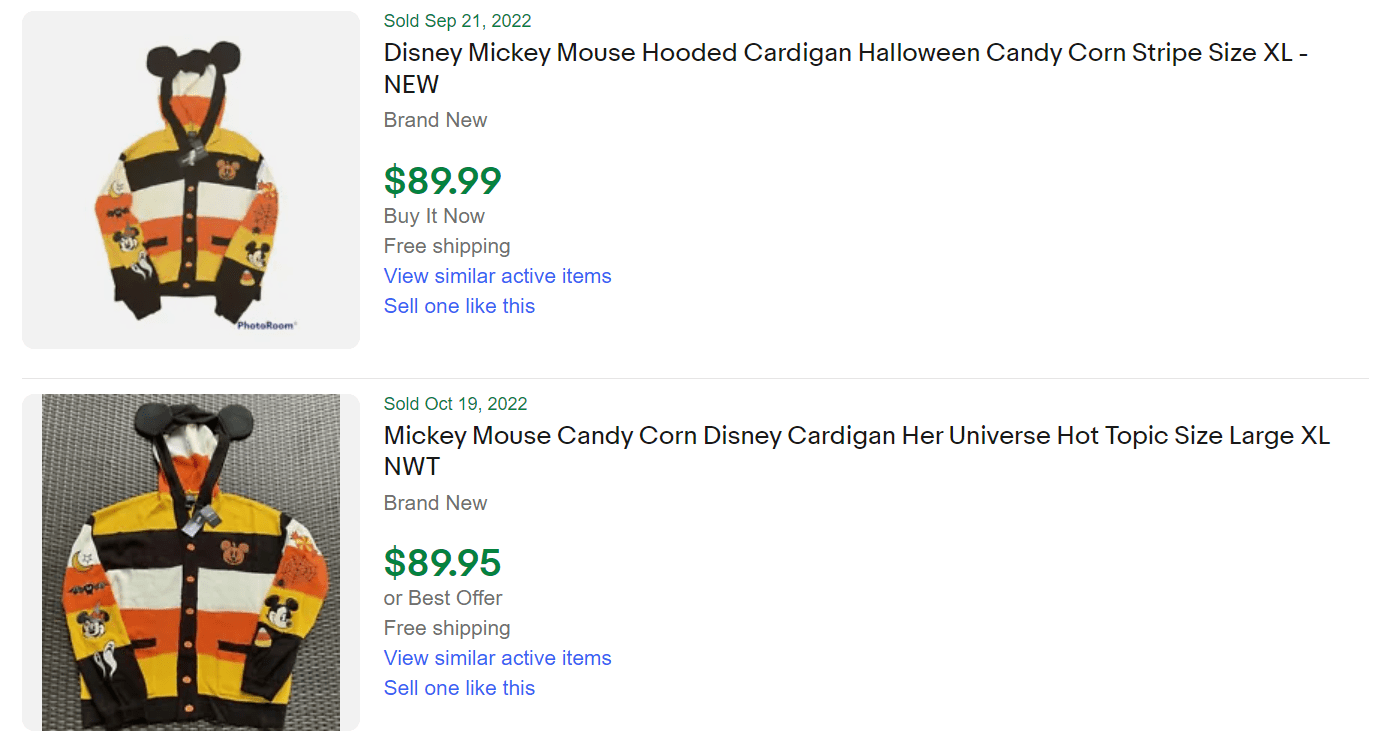 Her Universe Candy Corn Cardigan For Sale