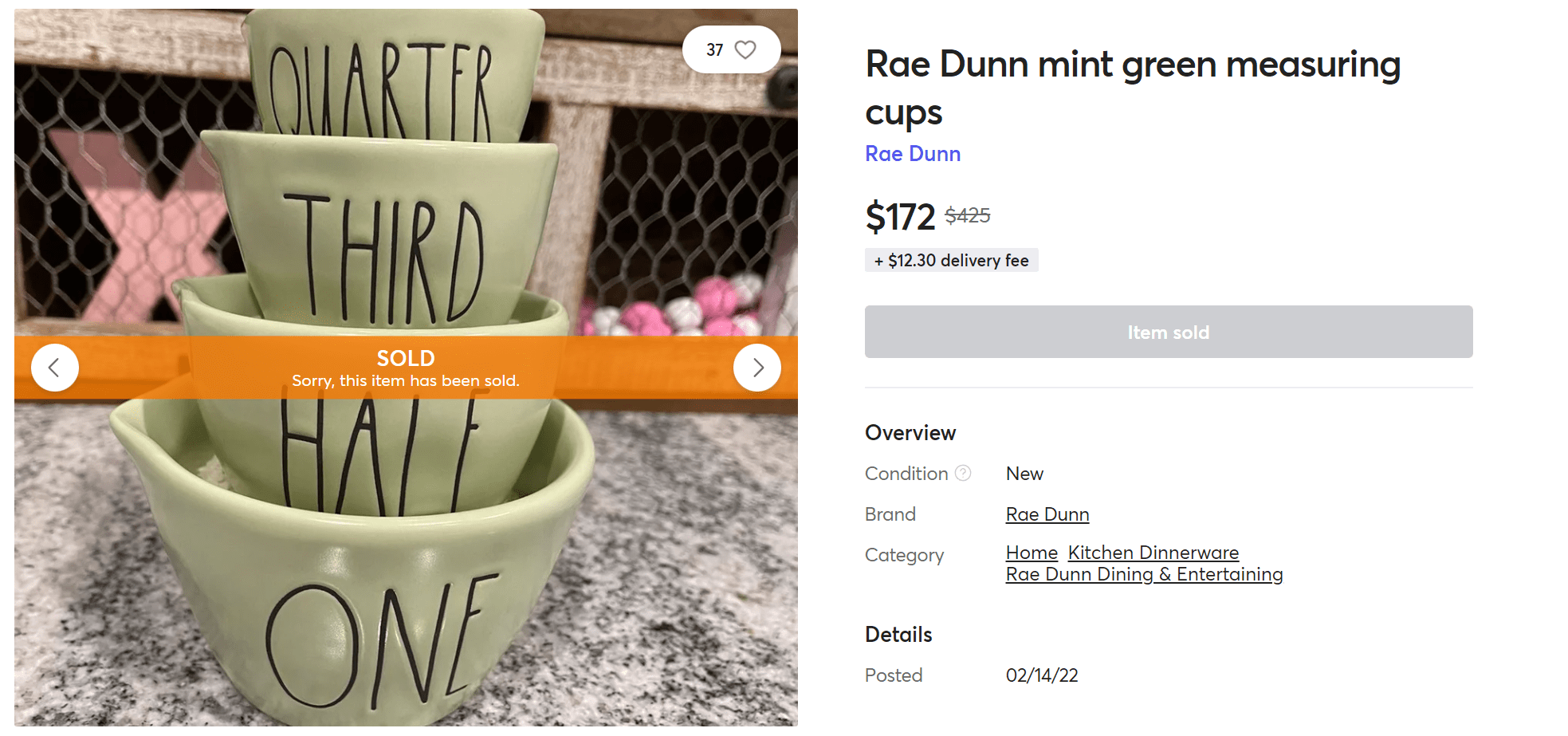 Brand new Rae Dunn measuring cups in 2023