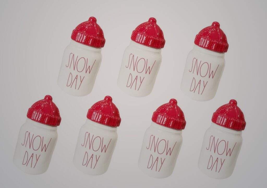 Rae Dunn authentic Snow Day Canister