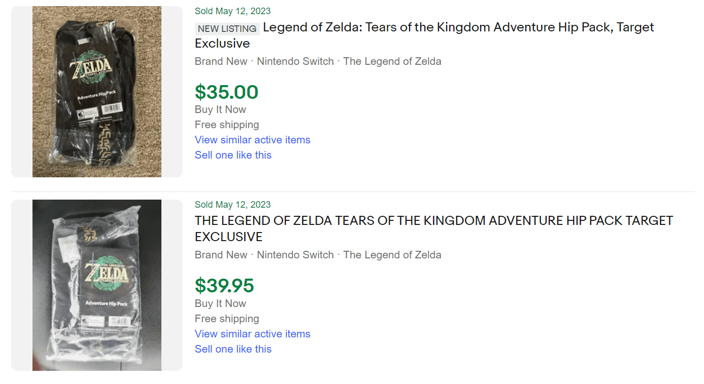 Tears of the Kingdom Pre order Target Hip Pack