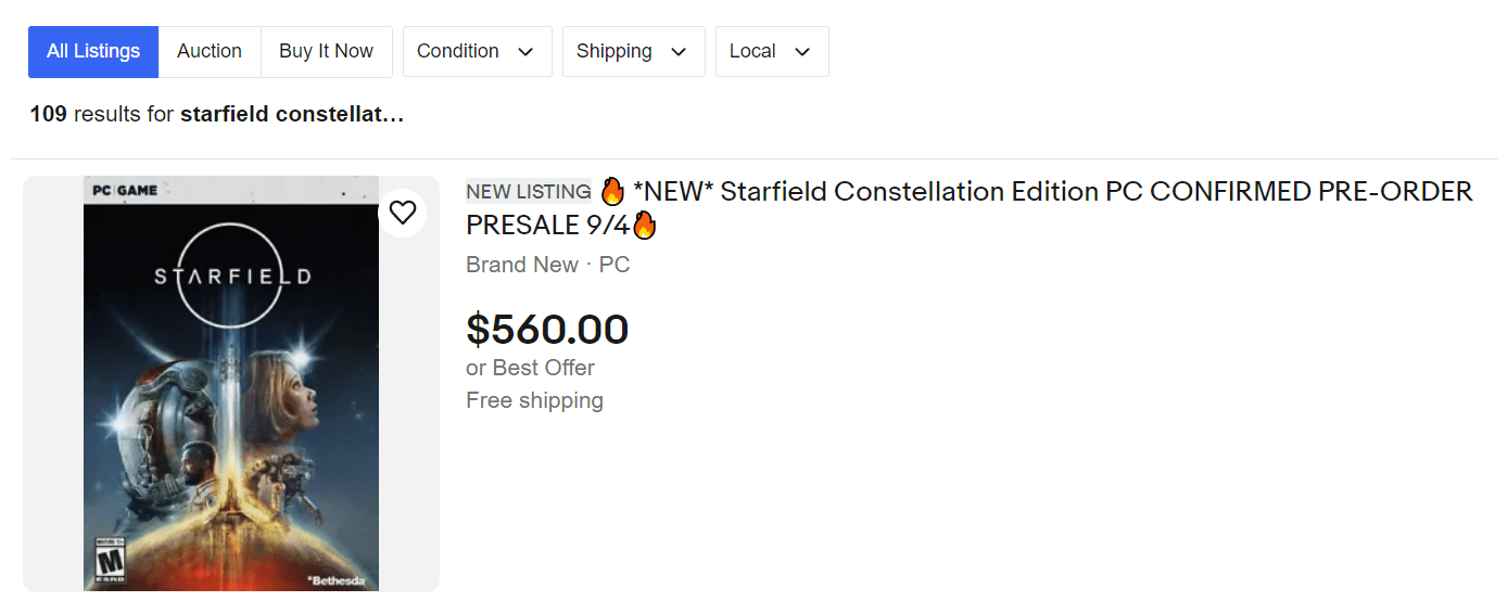Starfield Constellation Edition for Sale eBay