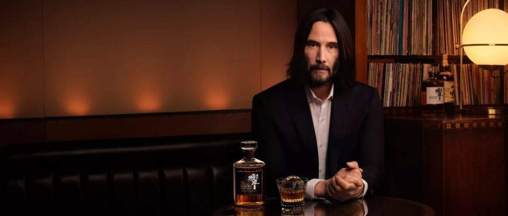 Suntory Anniversary Whiskey Keanu Reeves