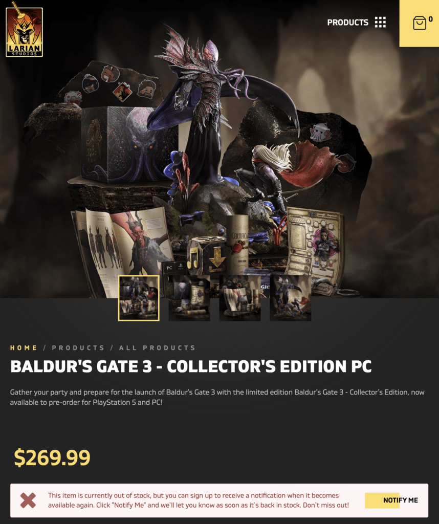 Baldur’s Gate 3 Collector’s Edition