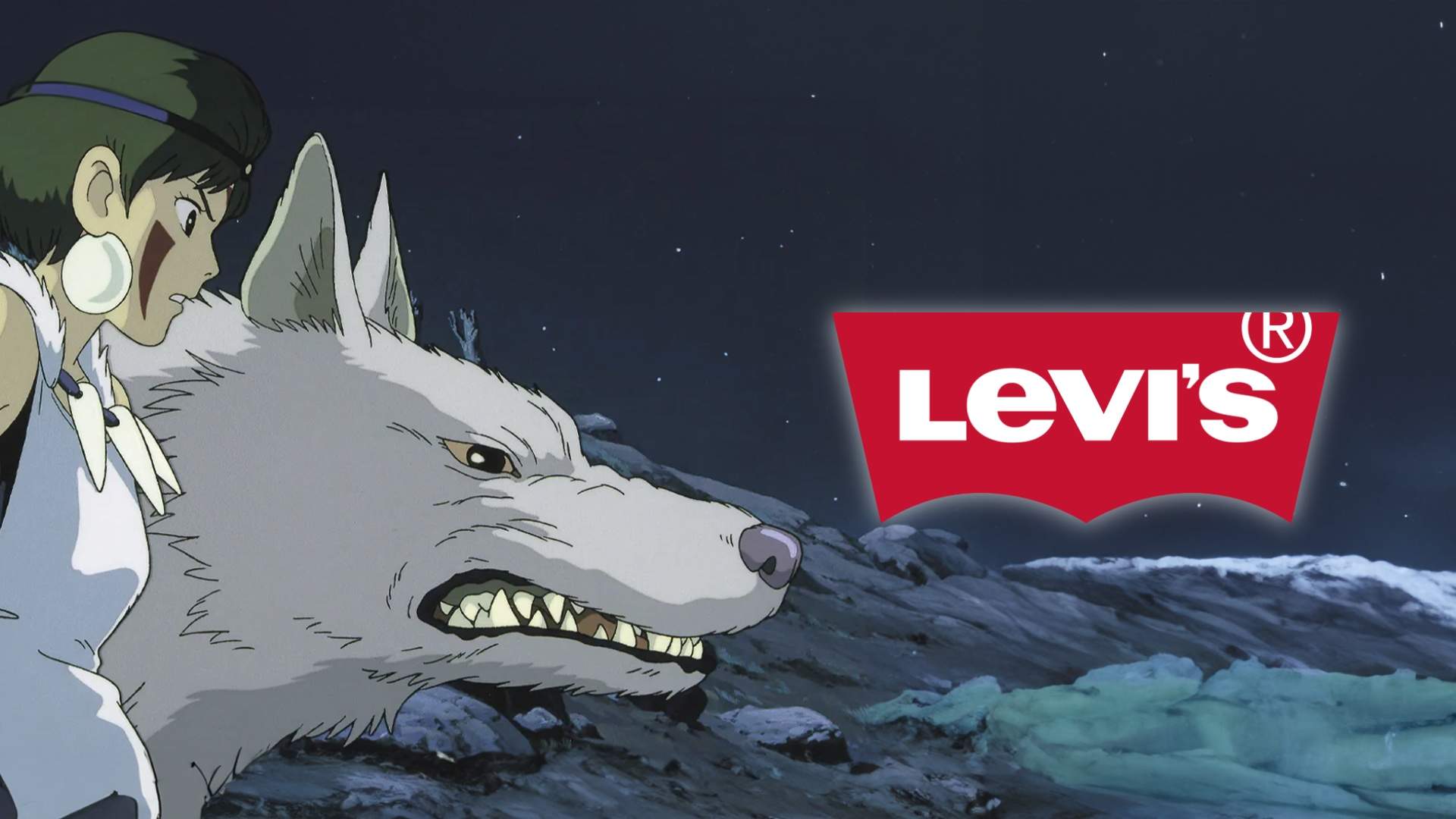 Levi's x Studio Ghibli Princess Mononoke Denim Trucker Jacket