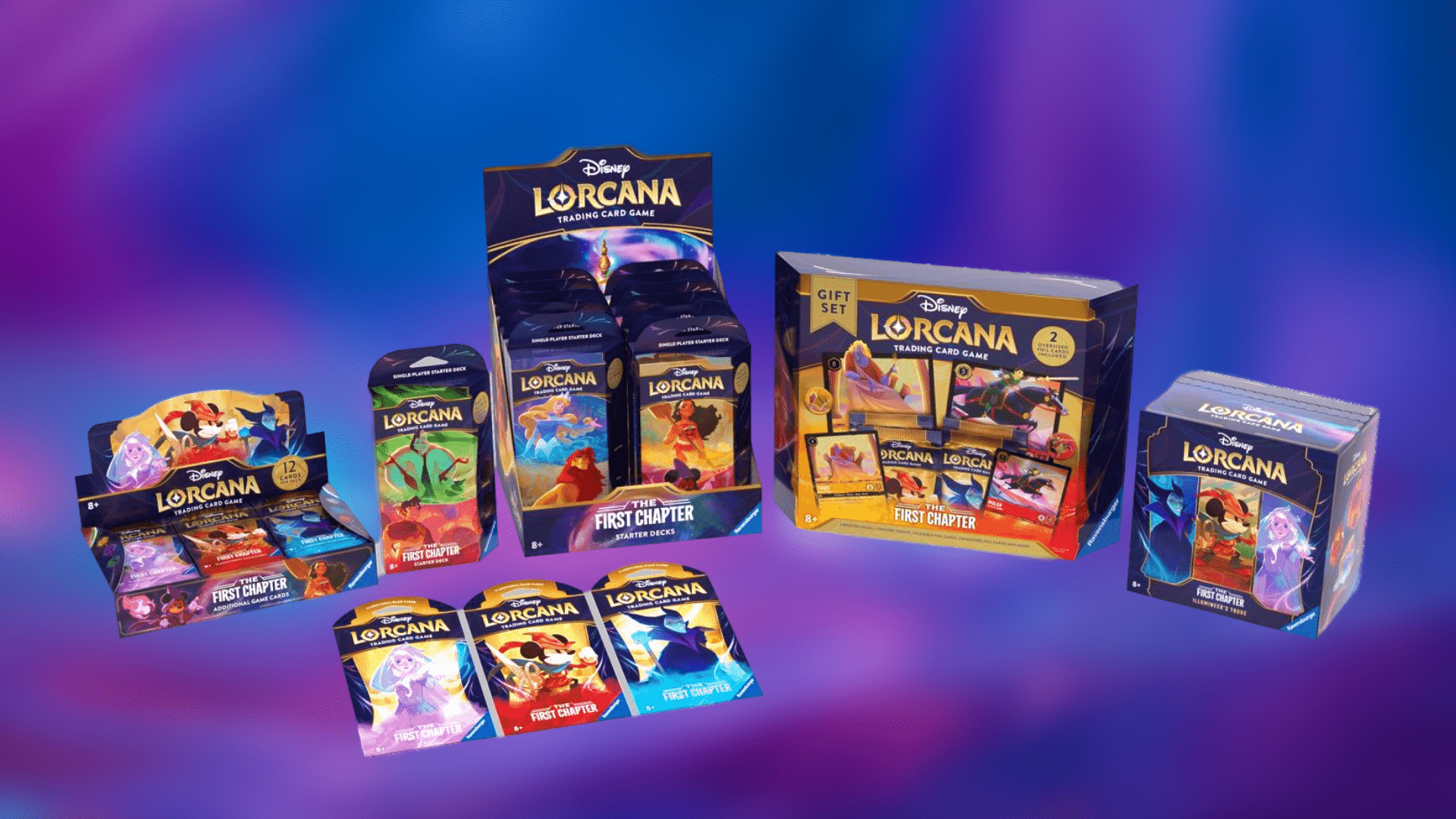 Lorcana products available September 1st