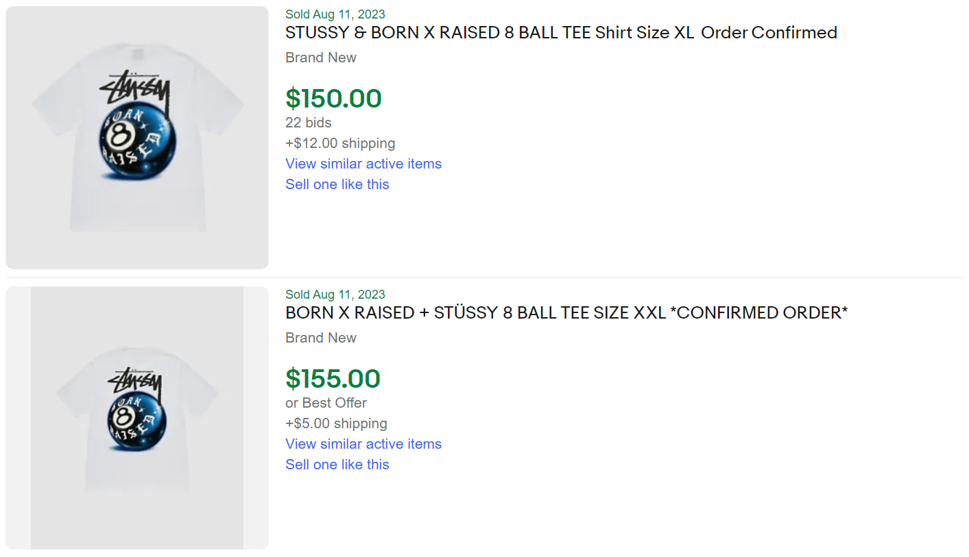 Stüssy Born X Raised Collab is Blowing Up Online - Resell