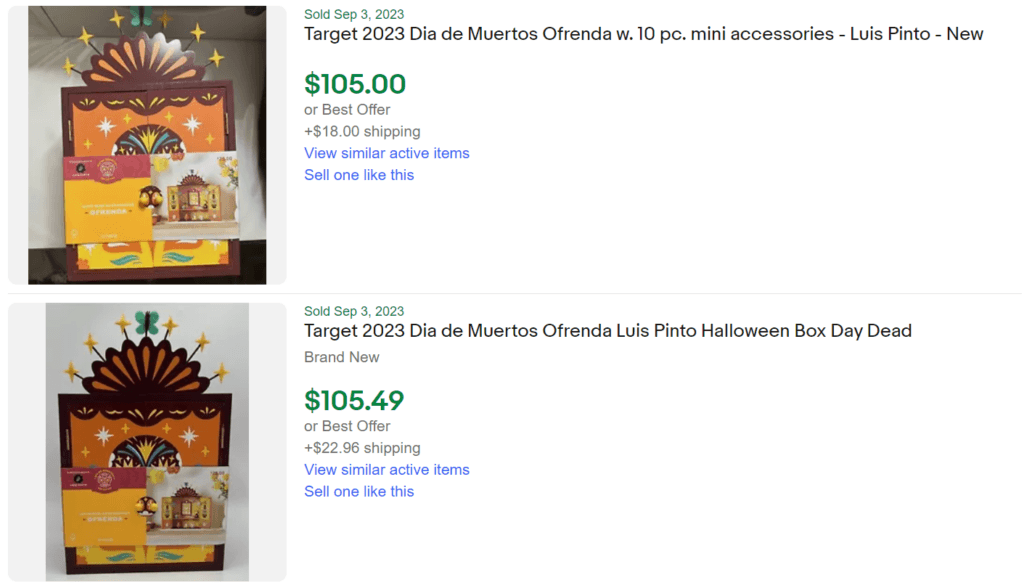 Target Dia de los Muertos Ofrenda Pops Off on TikTok Resell Calendar