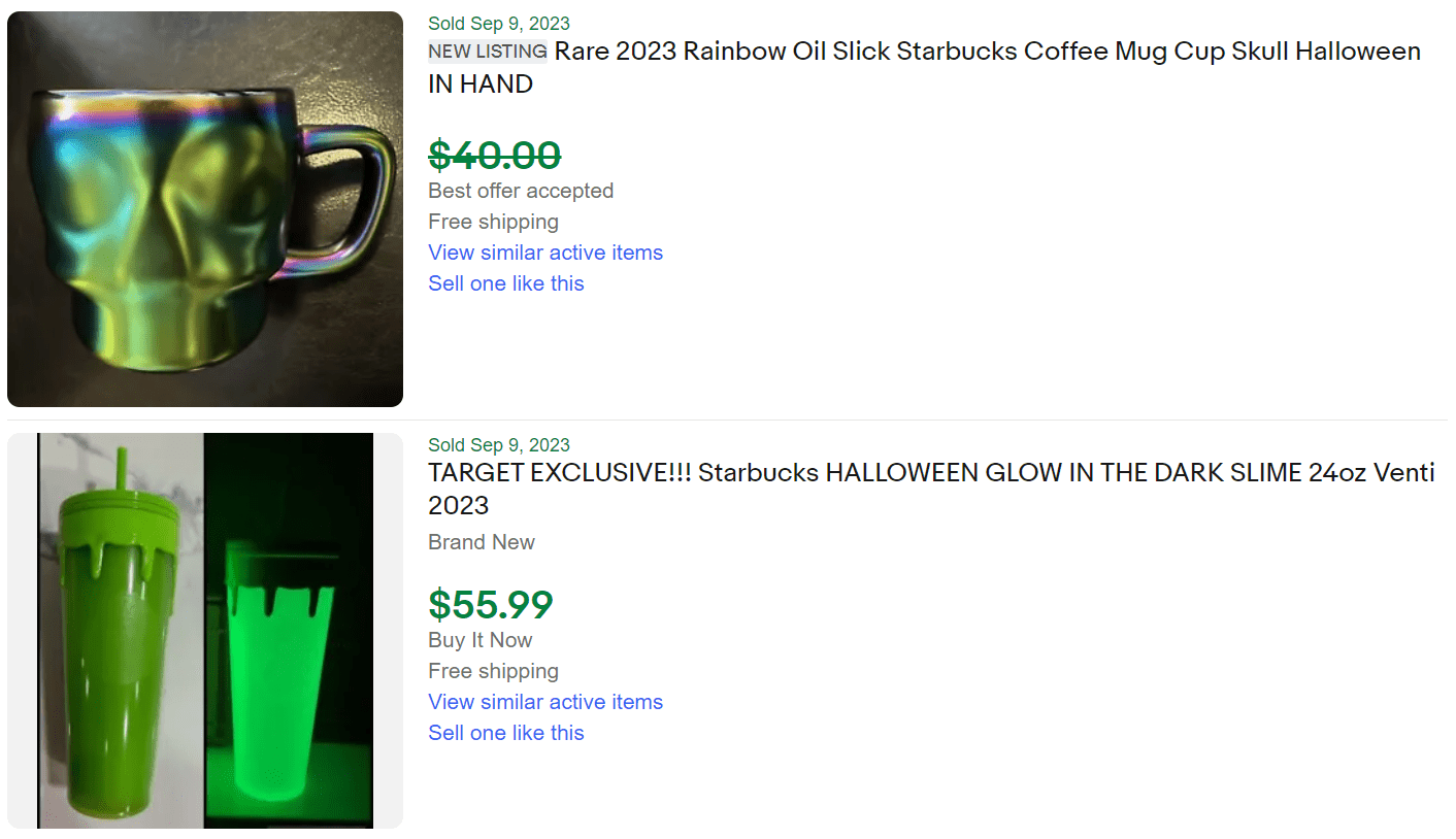 Starbucks Halloween Cup For Sale