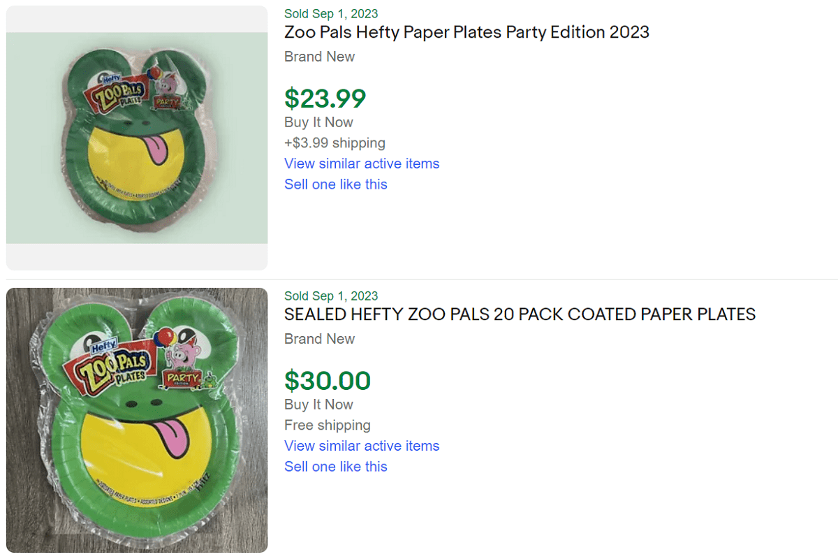 Hefty Zoo Pals Plates  
