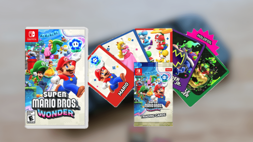 Super Mario Bros. Wonder + Exclusive Trading Card Pack - Nintendo Switch