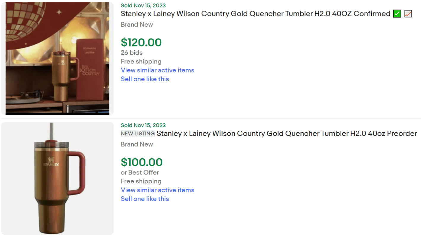 Lainey Wilson Stanley Tumbler For Sale