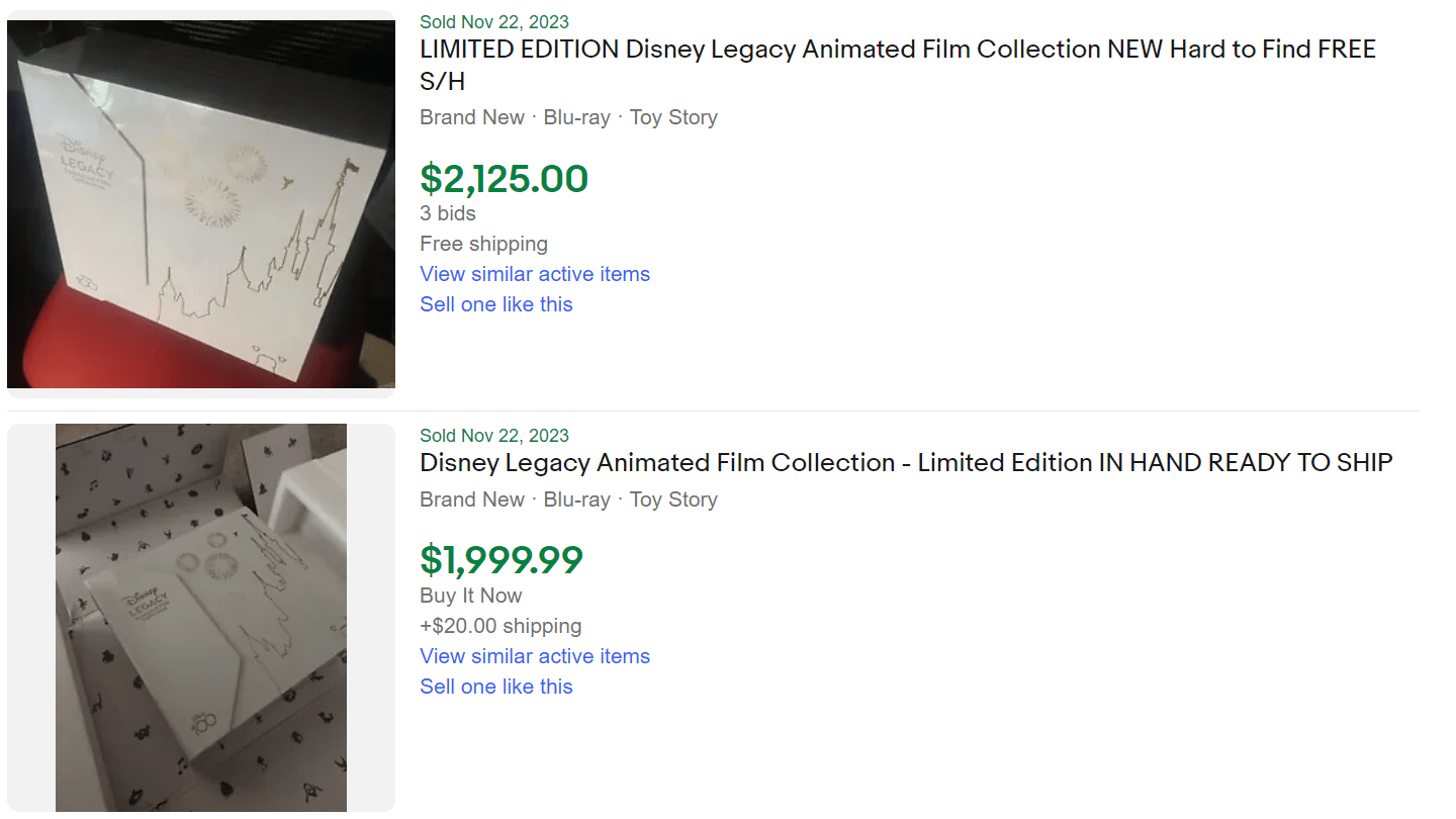 Disney Legacy Animated Collection For Sale