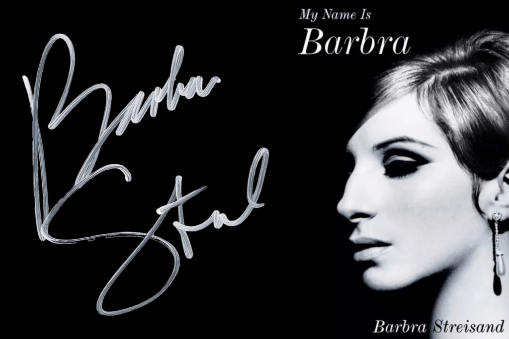 Barbra Streisand Signed Book Reseller