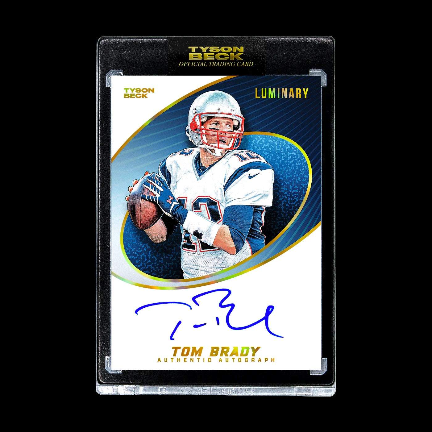 Tyson Beck Tom Brady Luminary Card