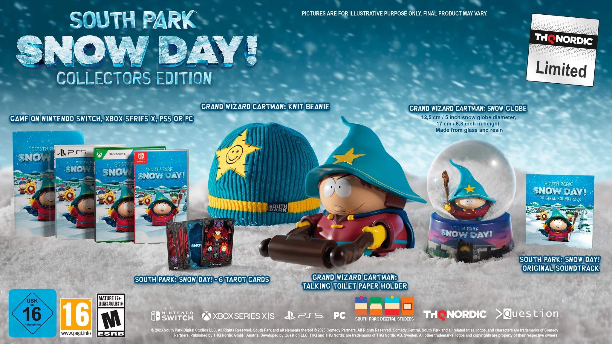 South Park Snow Day Collectors Edition Contents