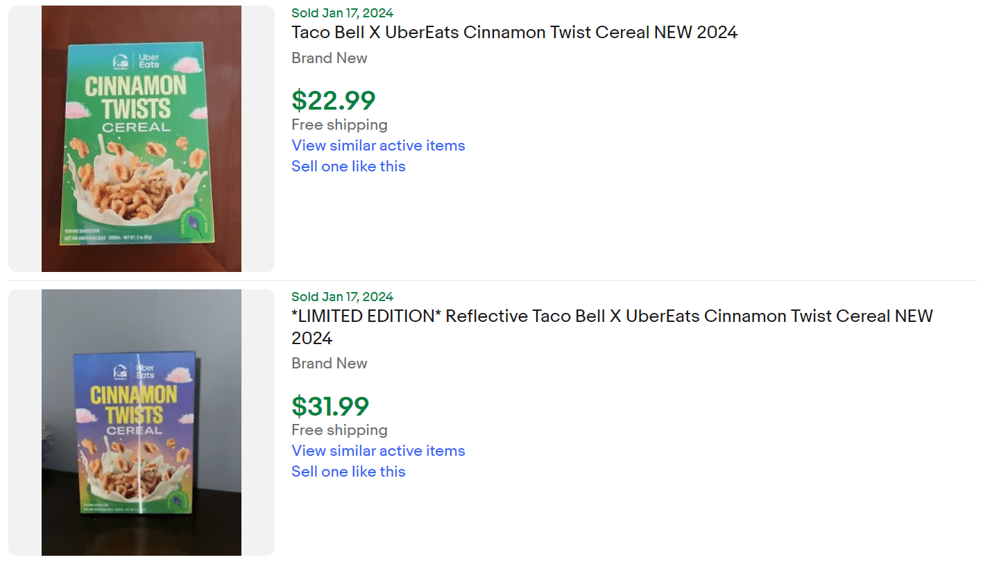 Taco Bell Cereal for Sale