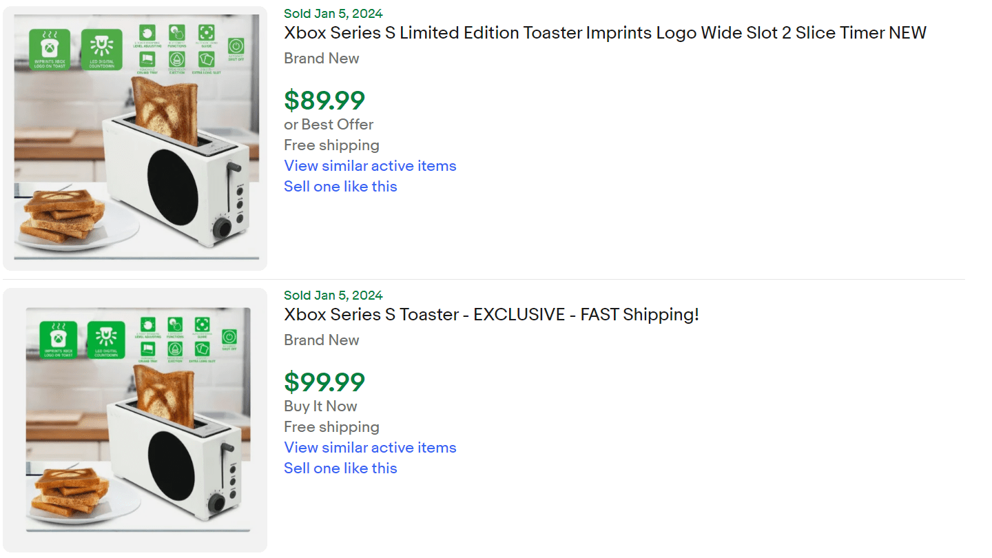 Xbox Toaster for Sale