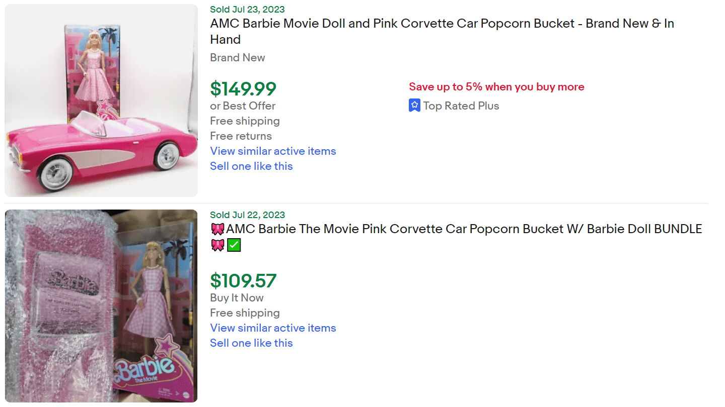 Barbie Popcorn Bucket for Sale