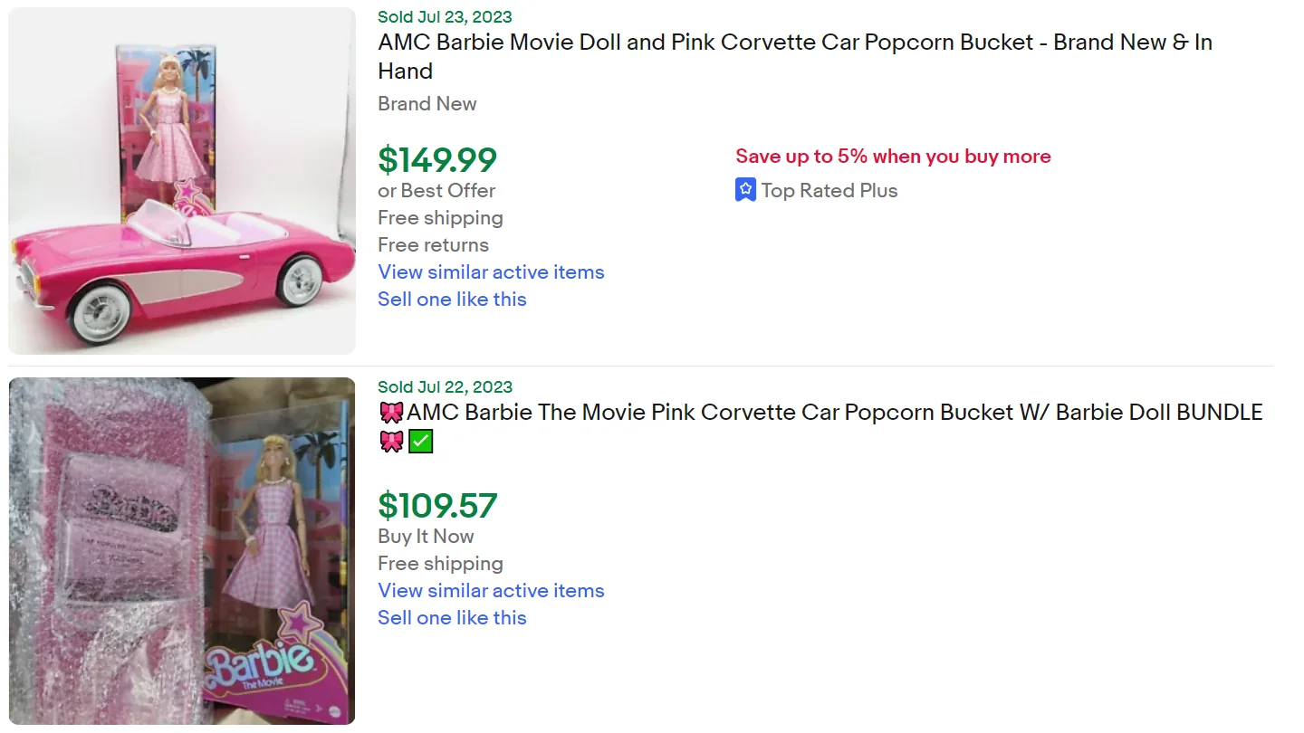 Barbie Popcorn Bucket for Sale