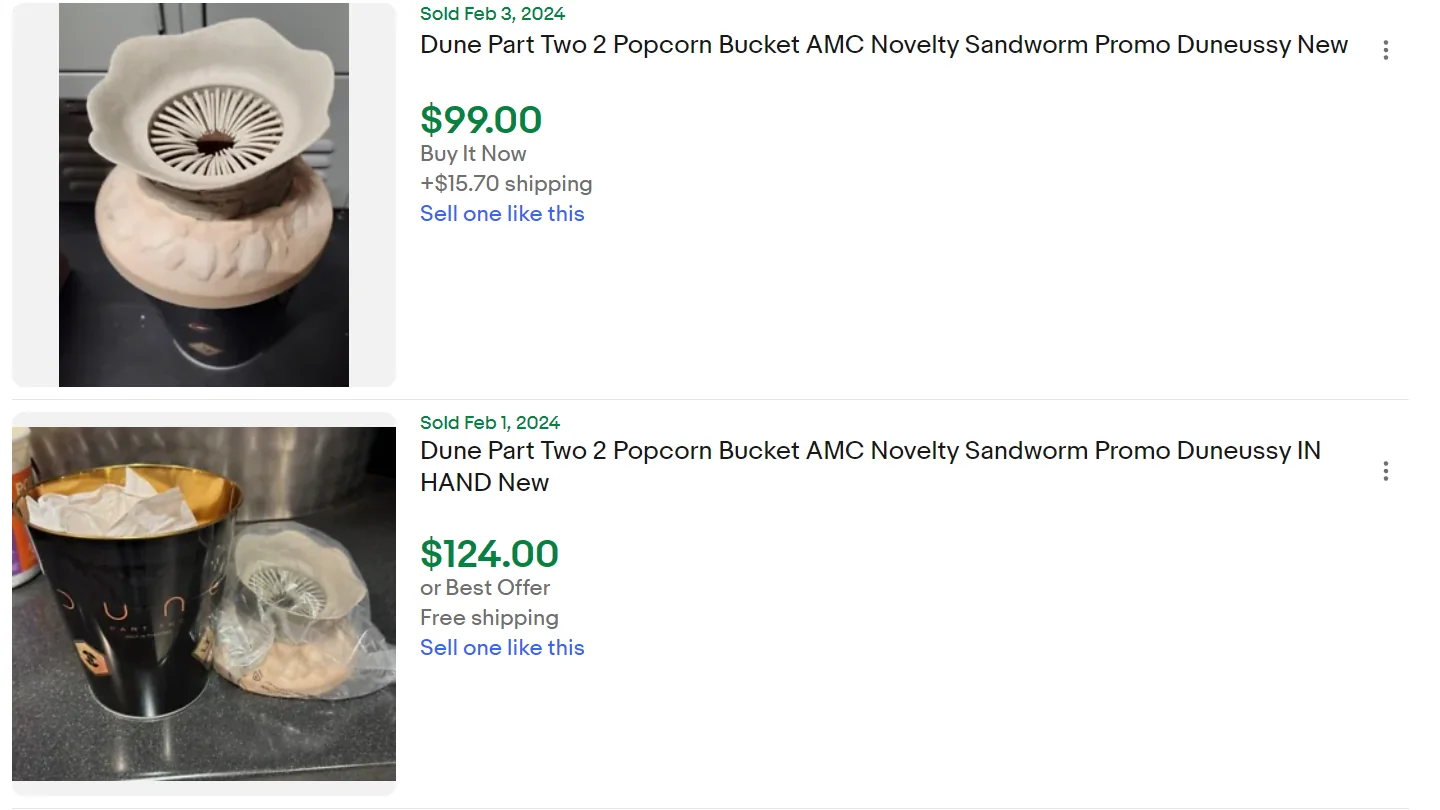 Dune 2 Popcorn Bucket for Sale