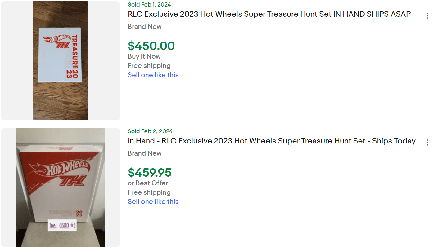 2023 Super Treasure Hunt Set for Sale
