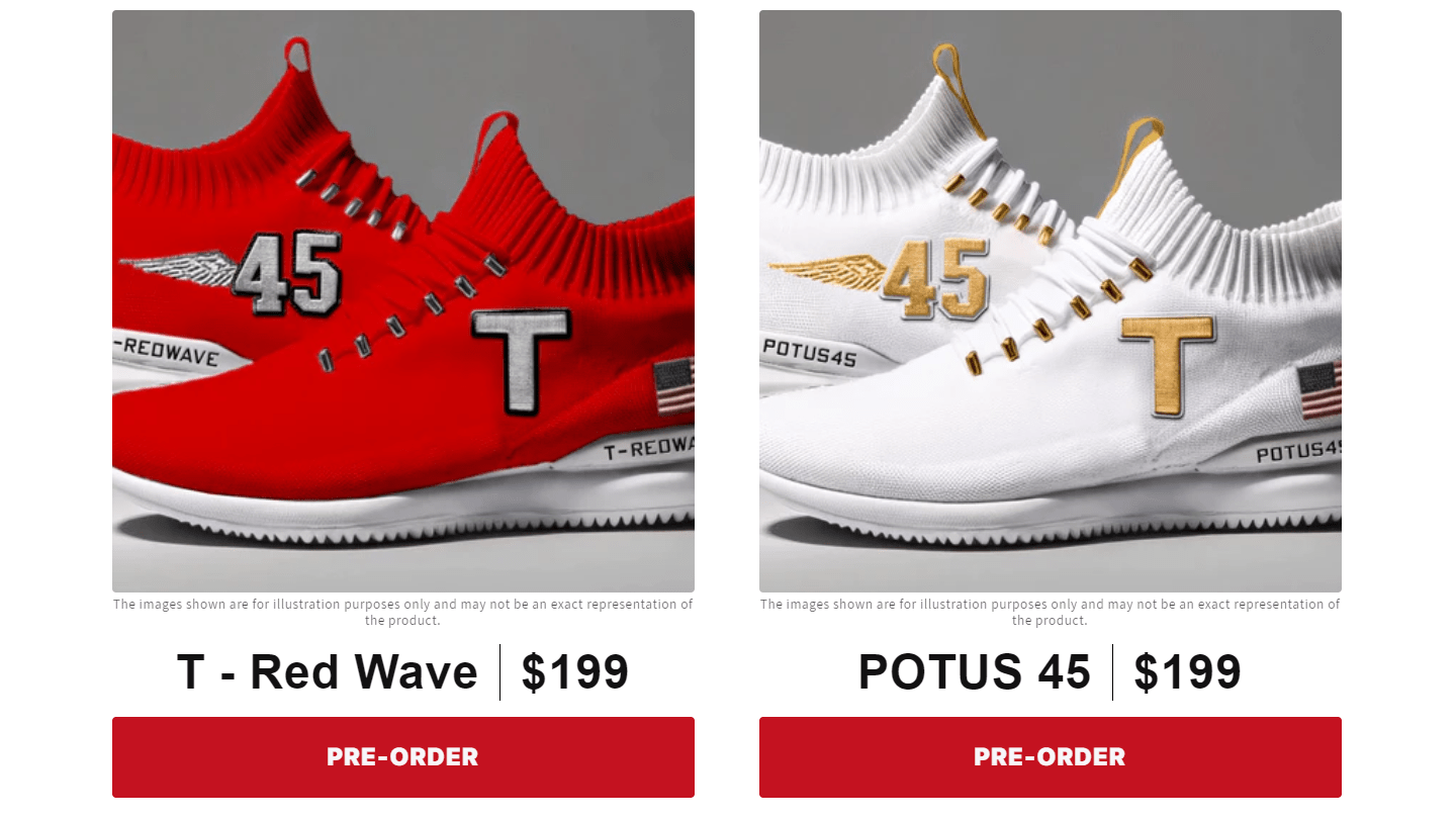 Trump Sneakers Collection Reseller