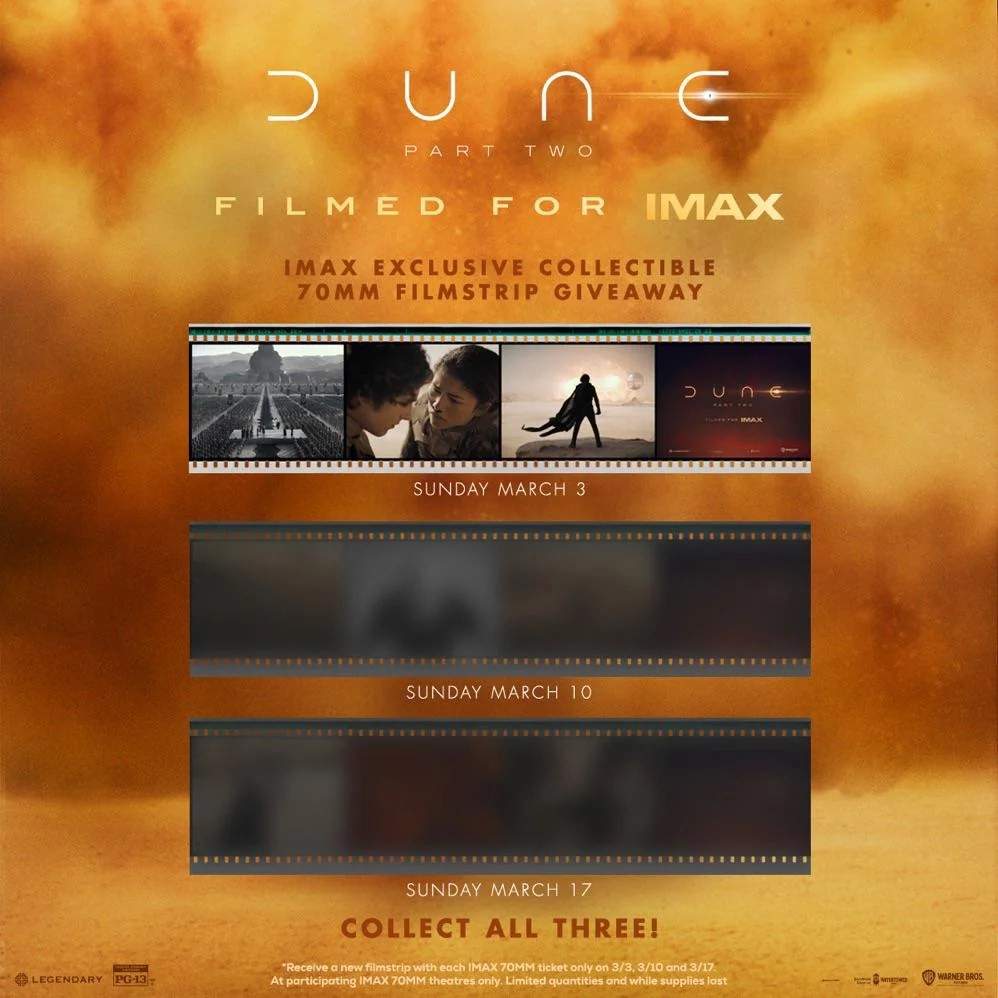 Dune 2 Film Strip Giveaway