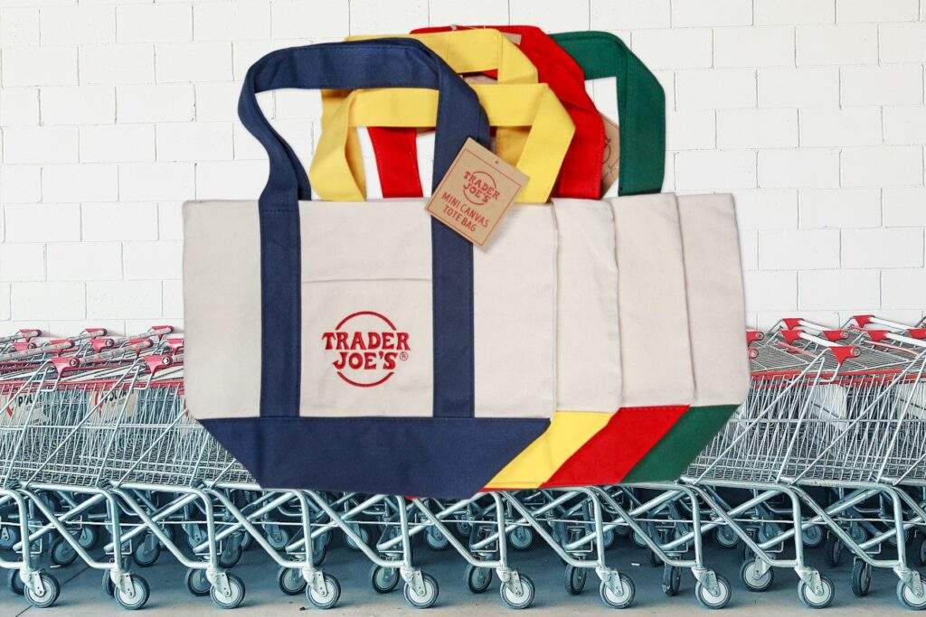 Trader Joes Canvas Mini Tote Reseller