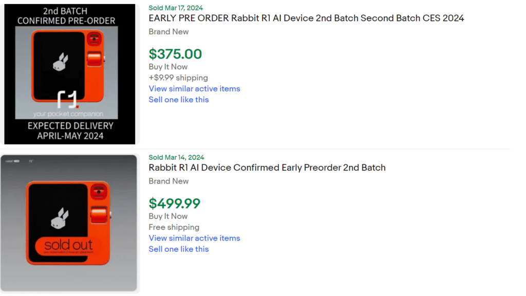 Why is the Rabbit R1 Reselling for $400? - Resell Calendar