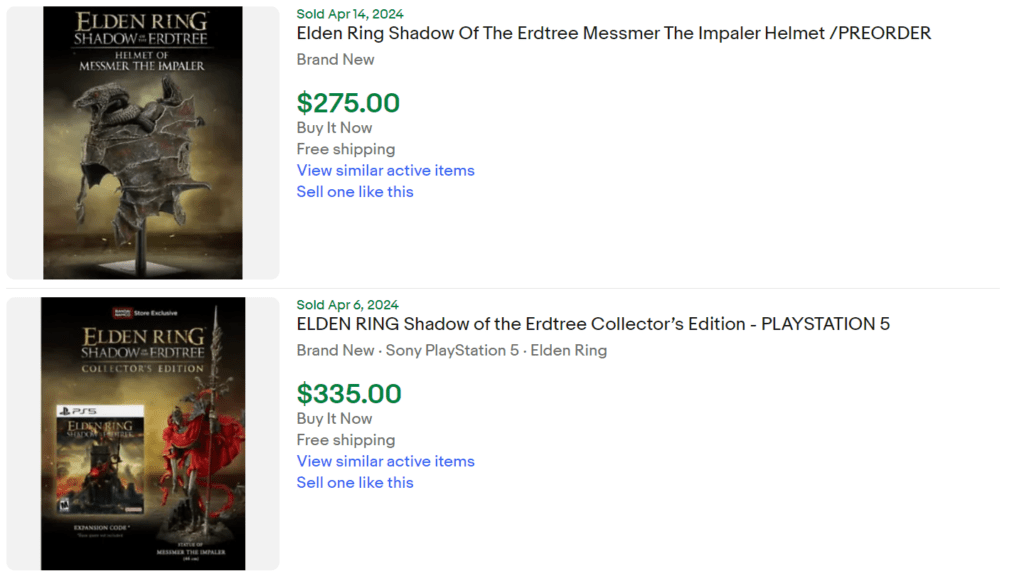 An Update on Elden Ring DLC Collector's Editions - Resell Calendar