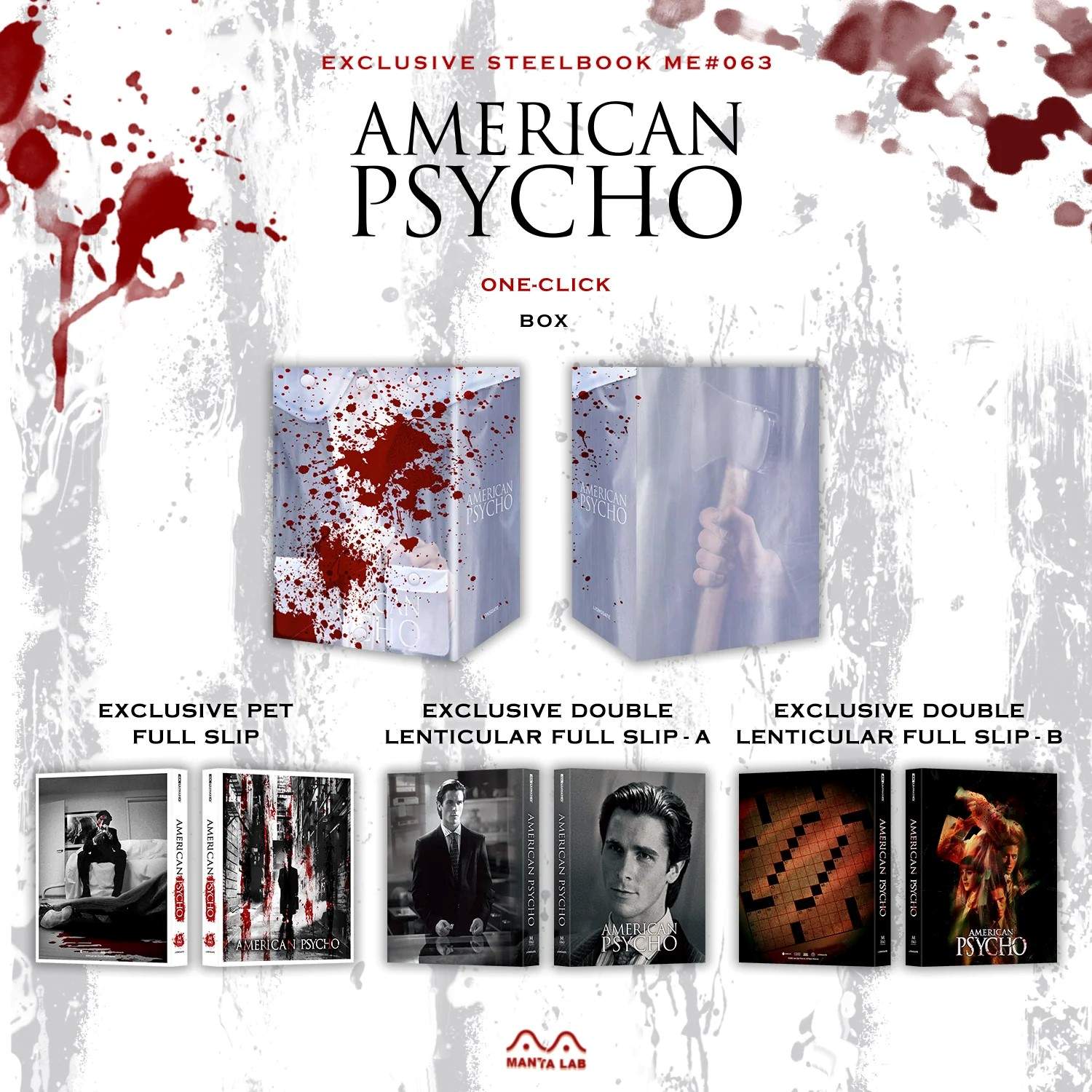 American Psycho SteelBook Box Contents