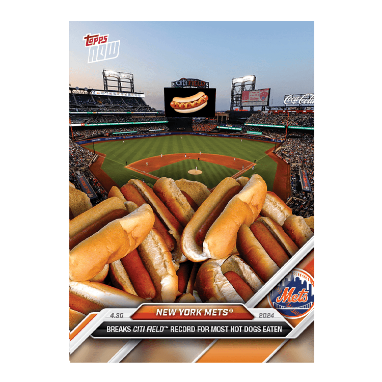 Topps Hot Dog Card Citi Field