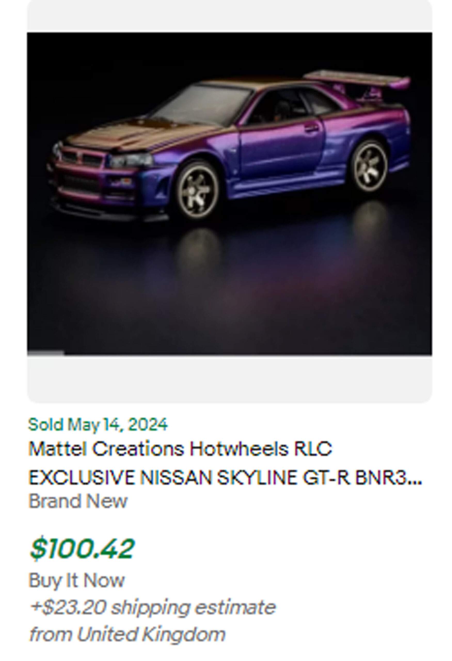 Nissan Skyline GT-R Matel Creations - eBay