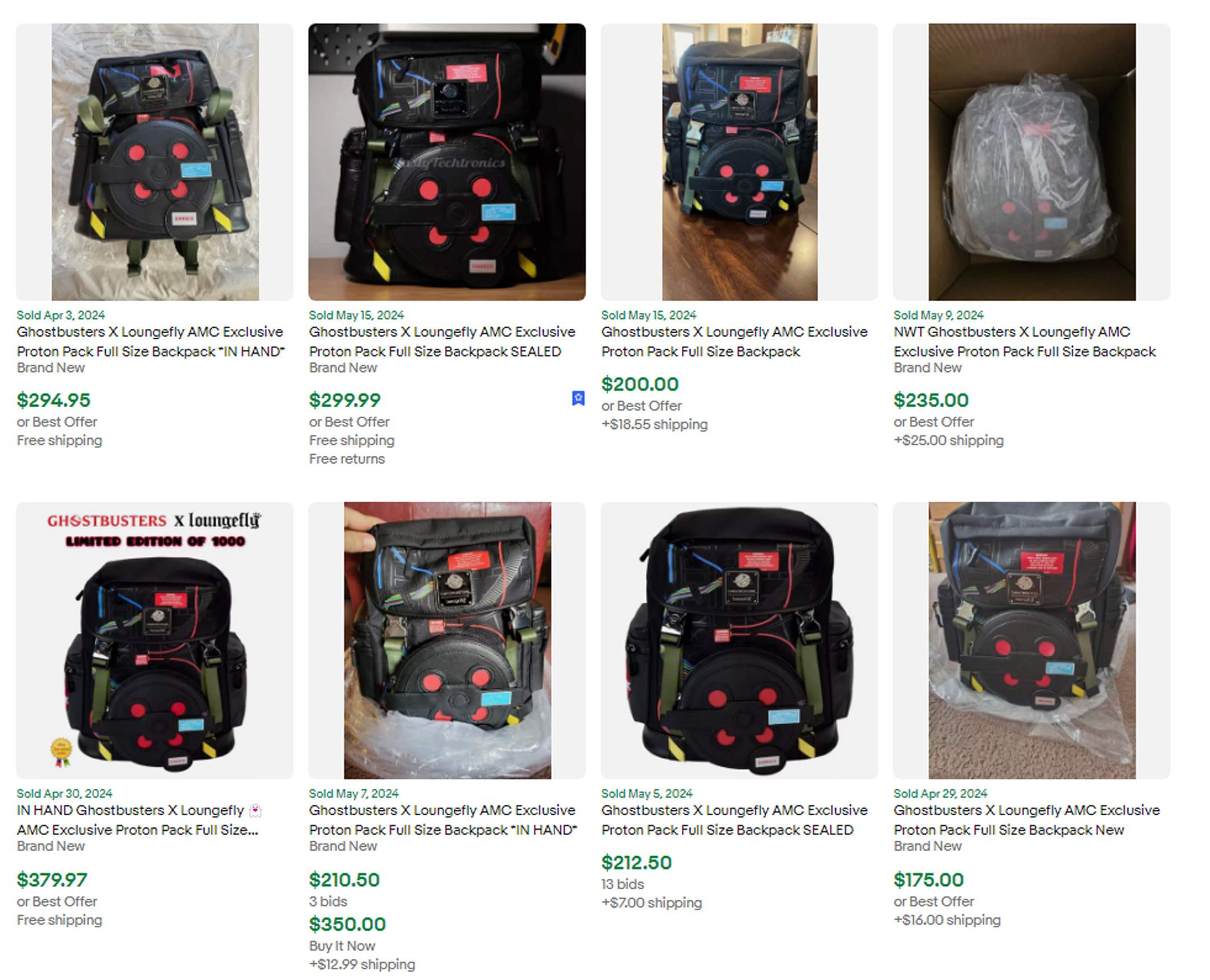 Ghostbusters X Loungefly AMC Proton Pack Backpack - eBay