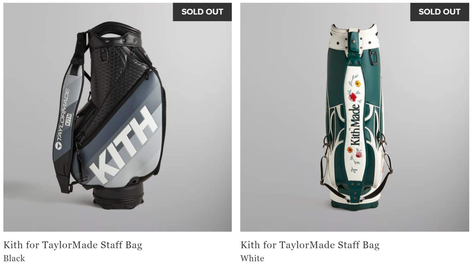 2024 Kith TaylorMade Staff Bags