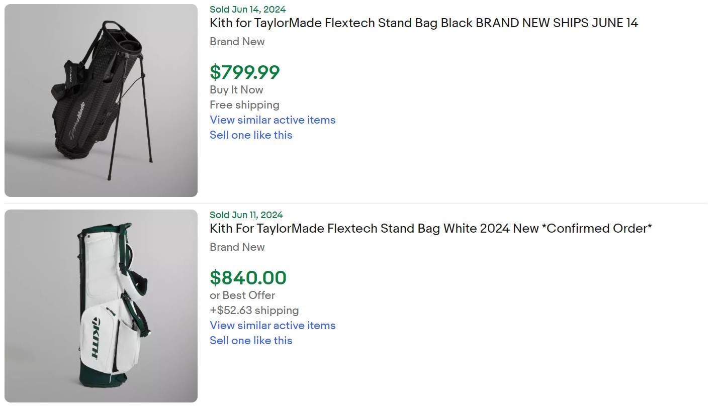 Kith TayloreMade Flextech Bag for Sale